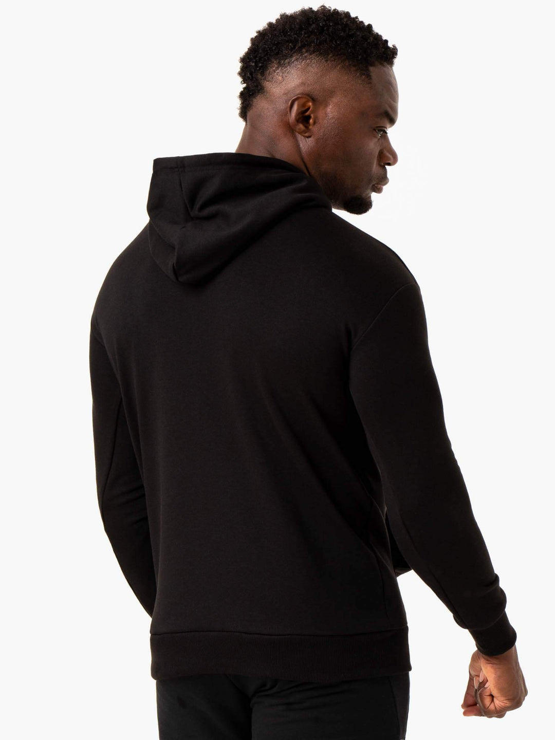 Impact Pullover Hoodie - Black Clothing Ryderwear 