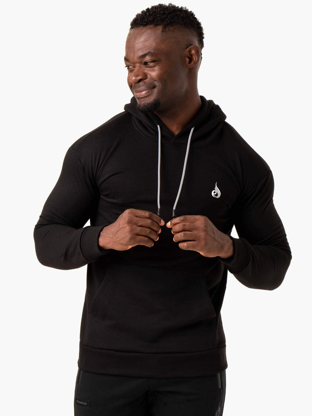 Impact Pullover Hoodie - Black Clothing Ryderwear 