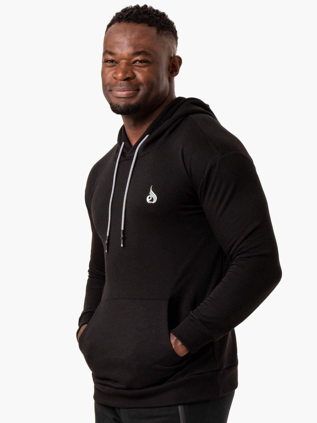 Impact Pullover Hoodie - Black Clothing Ryderwear 