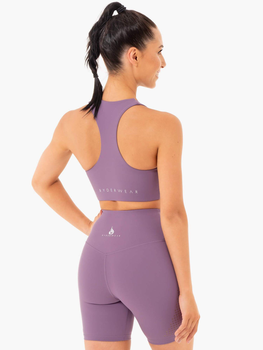 Impact Sports Bra - Purple Clothing Ryderwear 