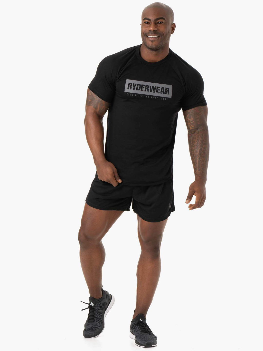 Iron Arnie Shorts - Black Clothing Ryderwear 