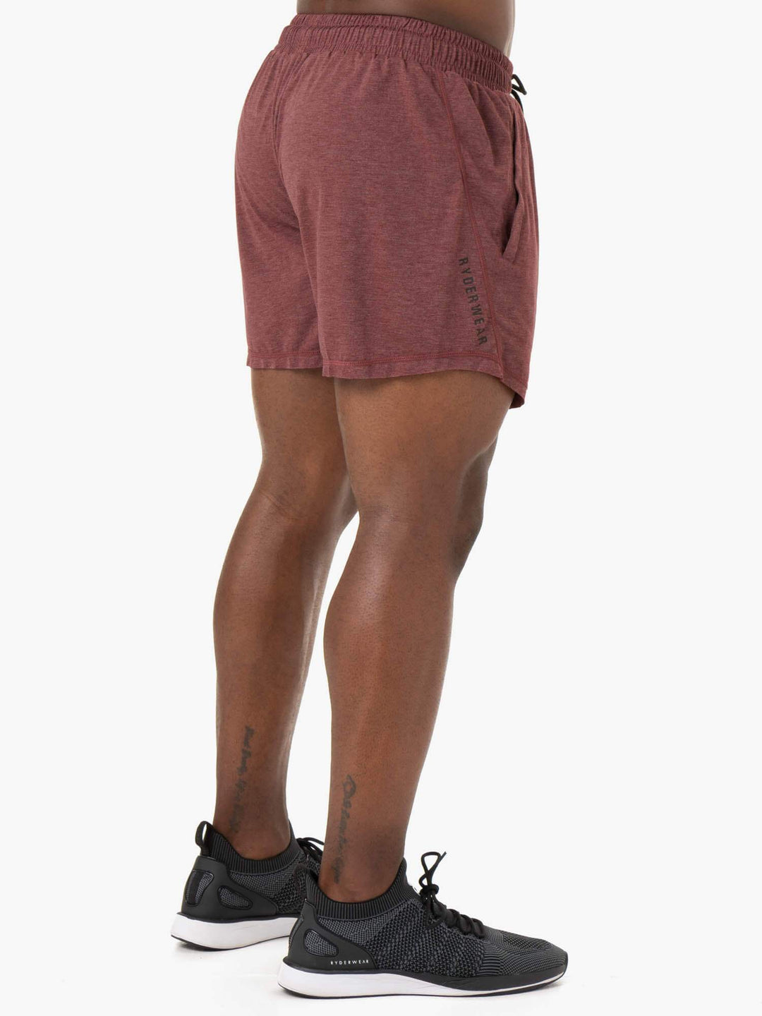 Iron Arnie Shorts - Burgundy Marl Clothing Ryderwear 