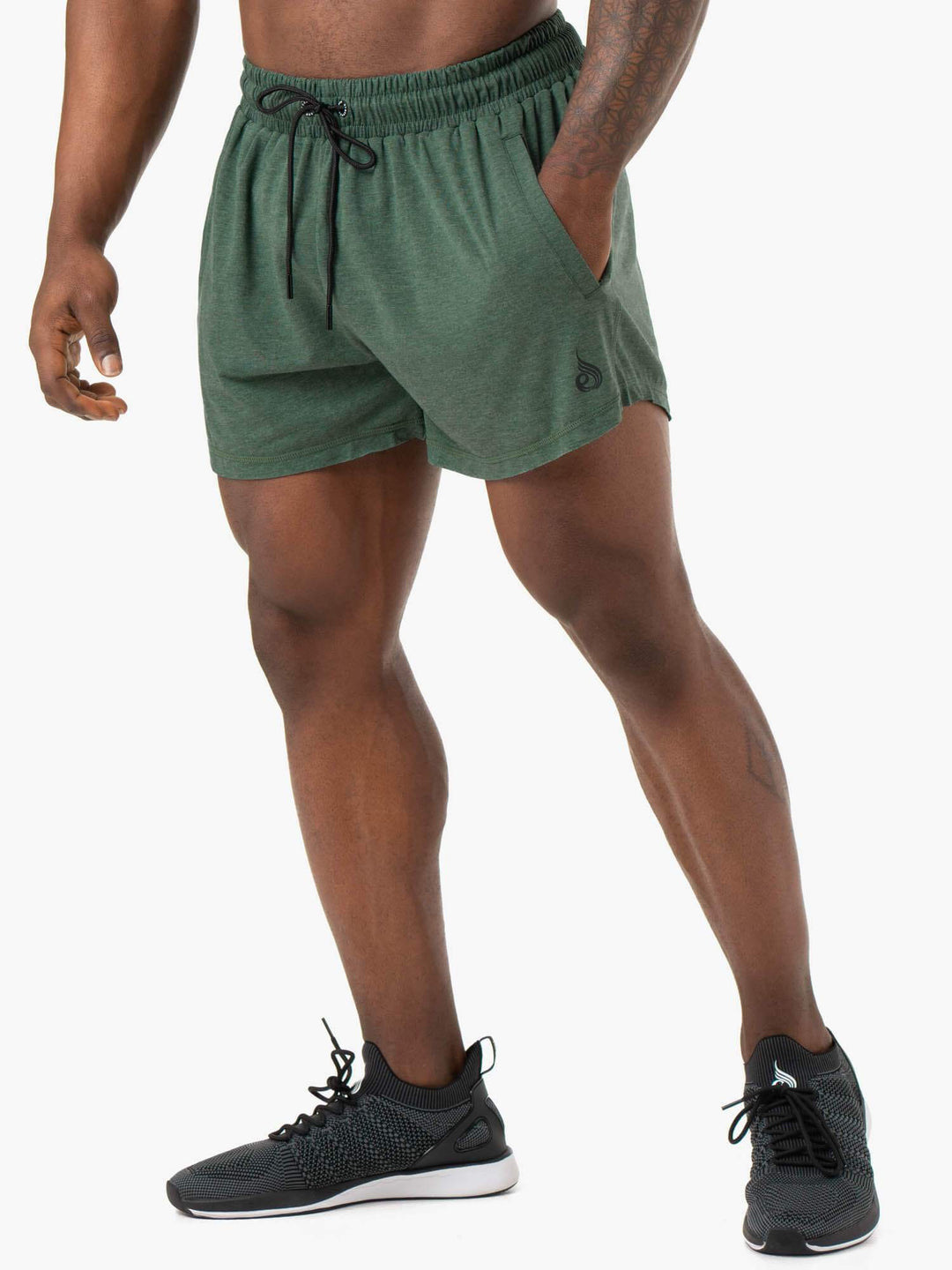 Iron Arnie Shorts - Green Marl Clothing Ryderwear 