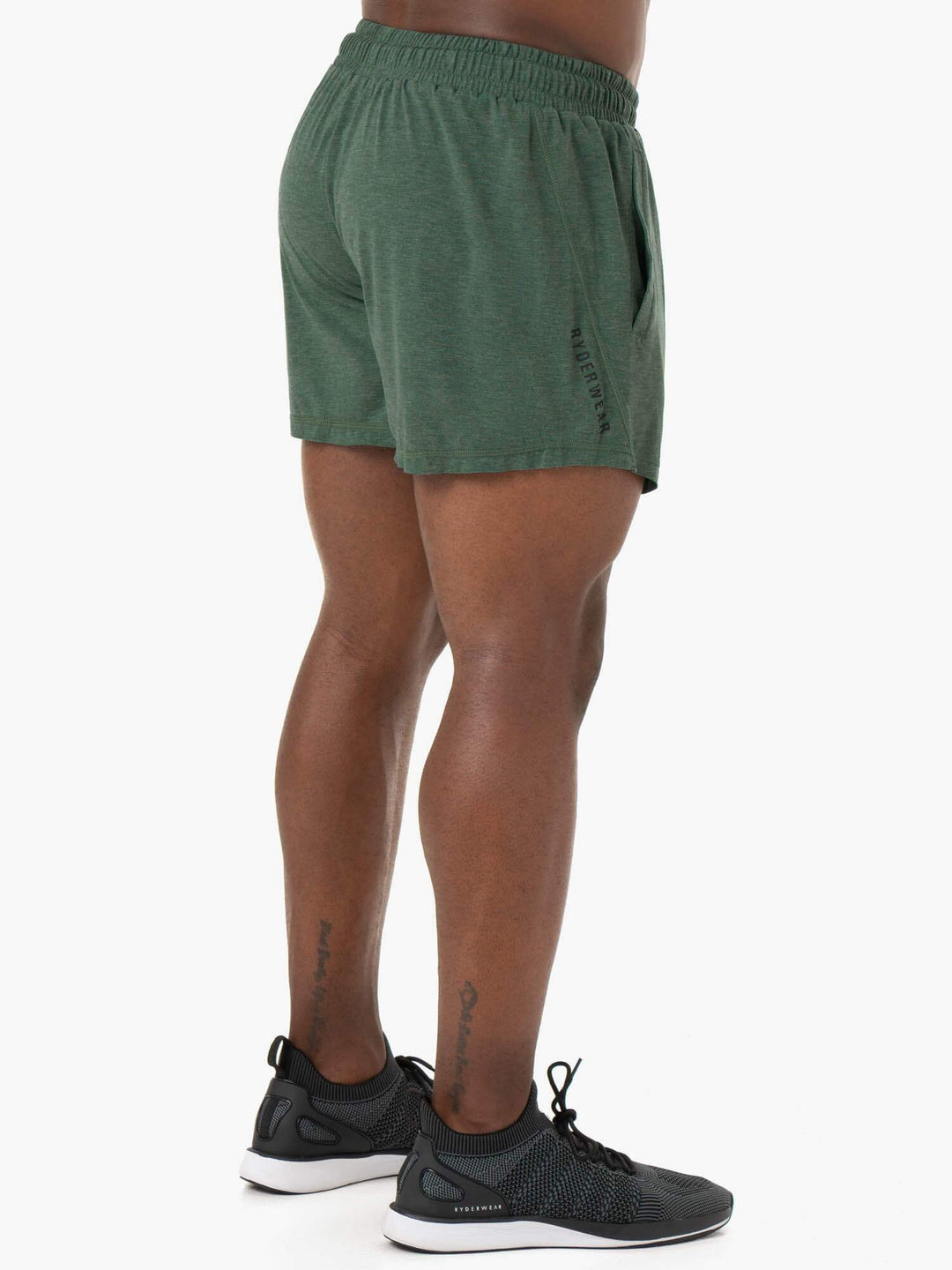 Iron Arnie Shorts - Green Marl Clothing Ryderwear 