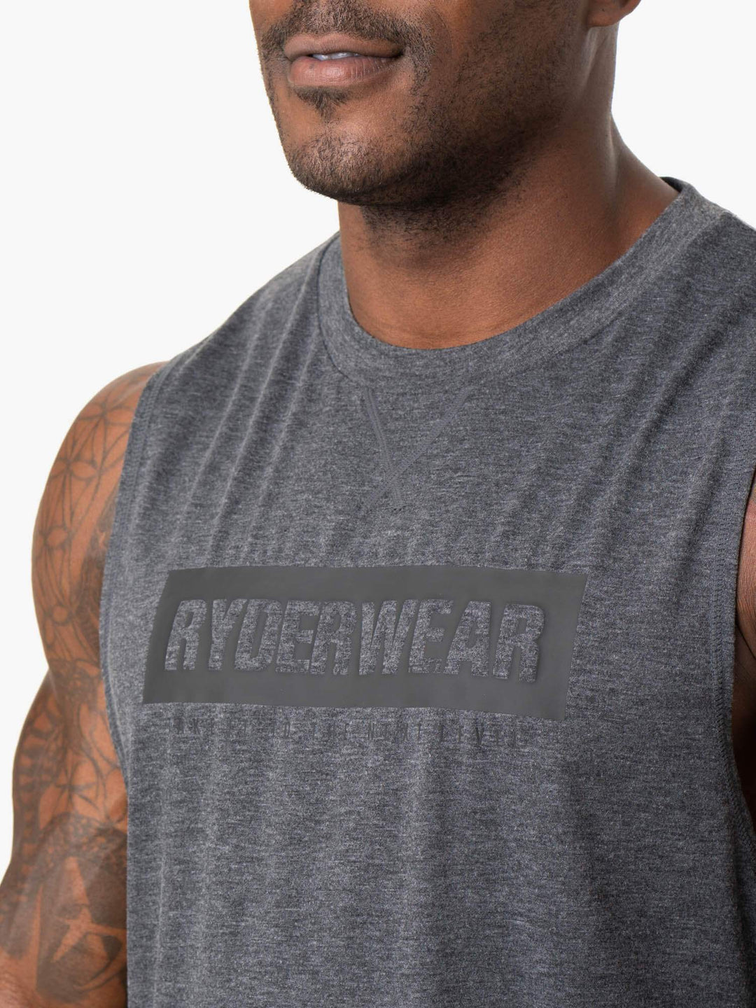 Iron Baller Tank - Charcoal Marl Clothing Ryderwear 