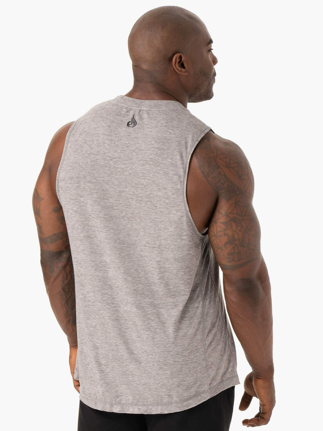 Iron Baller Tank - Grey Marl Clothing Ryderwear 