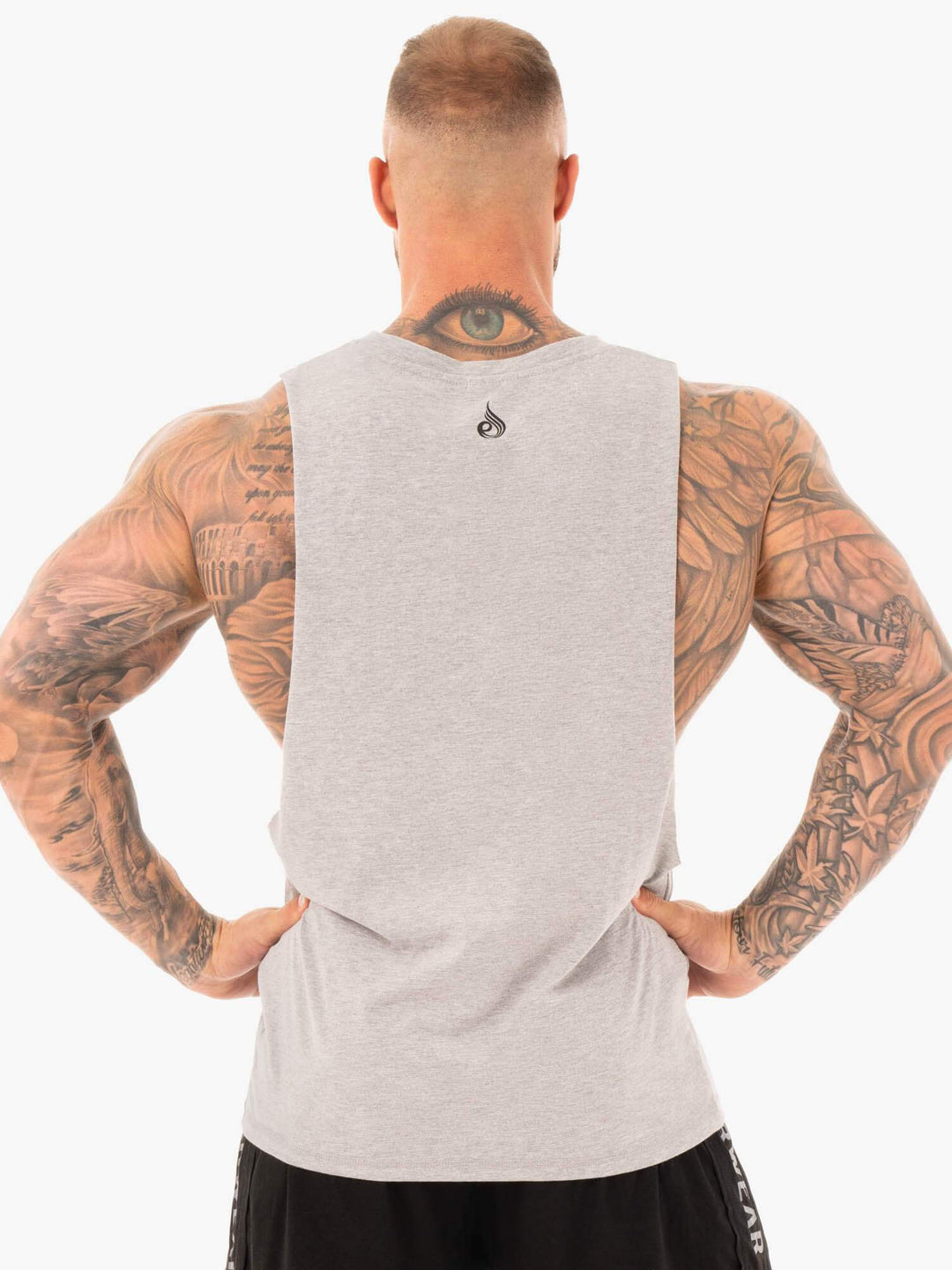 Iron Baller Tank - Grey Marl Clothing Ryderwear 