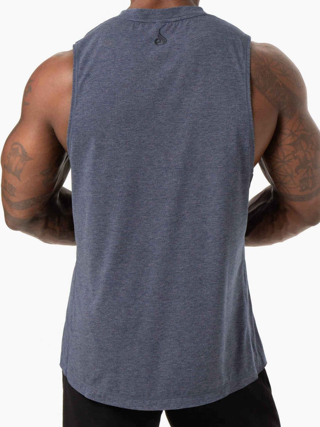 Iron Baller Tank - Navy Marl Clothing Ryderwear 