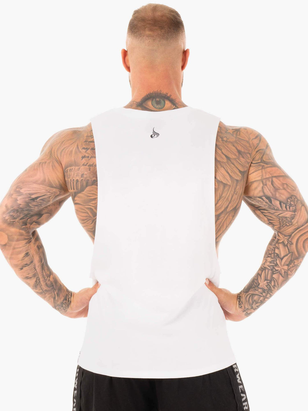 Iron Baller Tank - White Clothing Ryderwear 