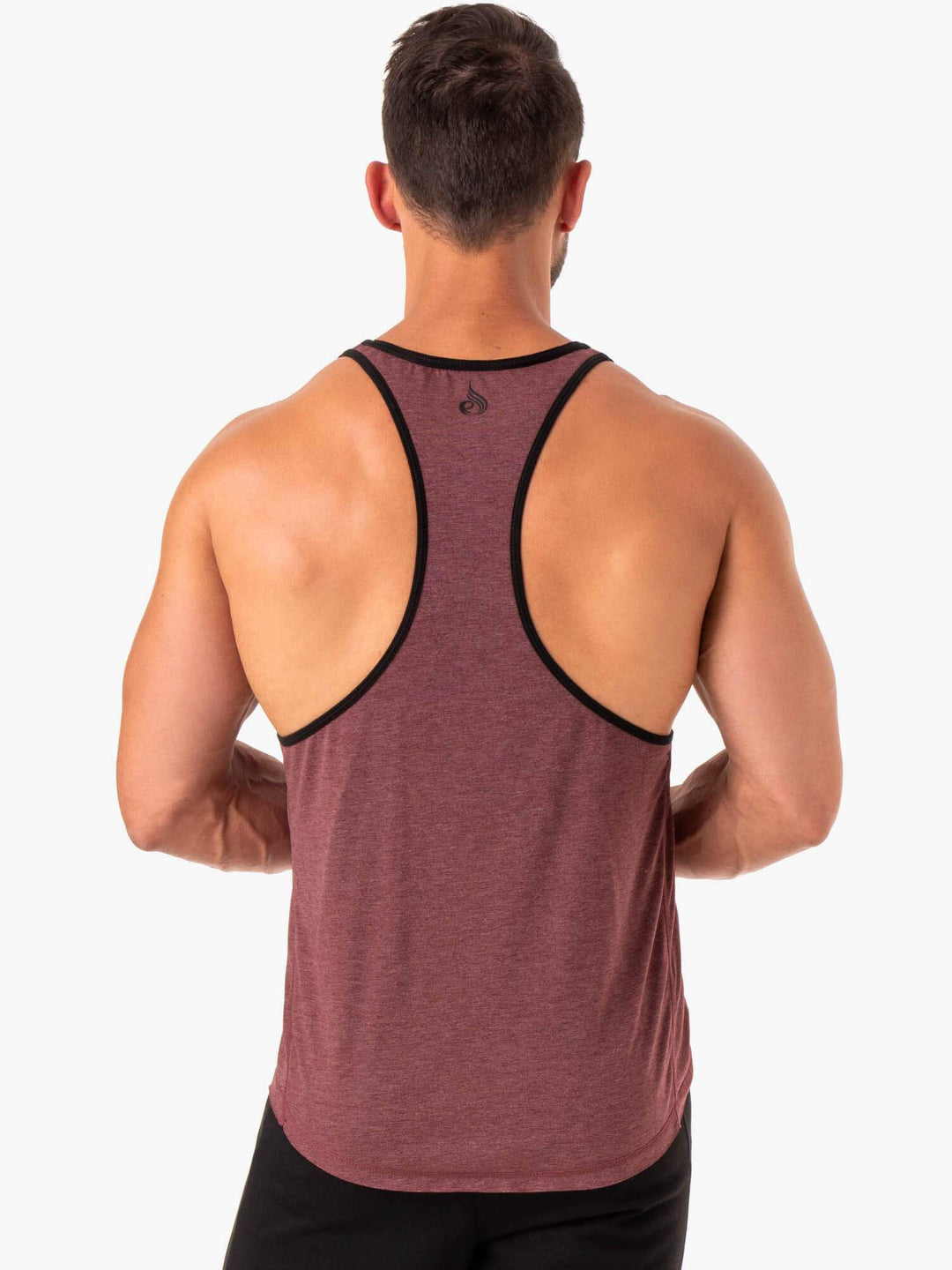 Iron Stringer T-Back - Burgundy Marl Clothing Ryderwear 