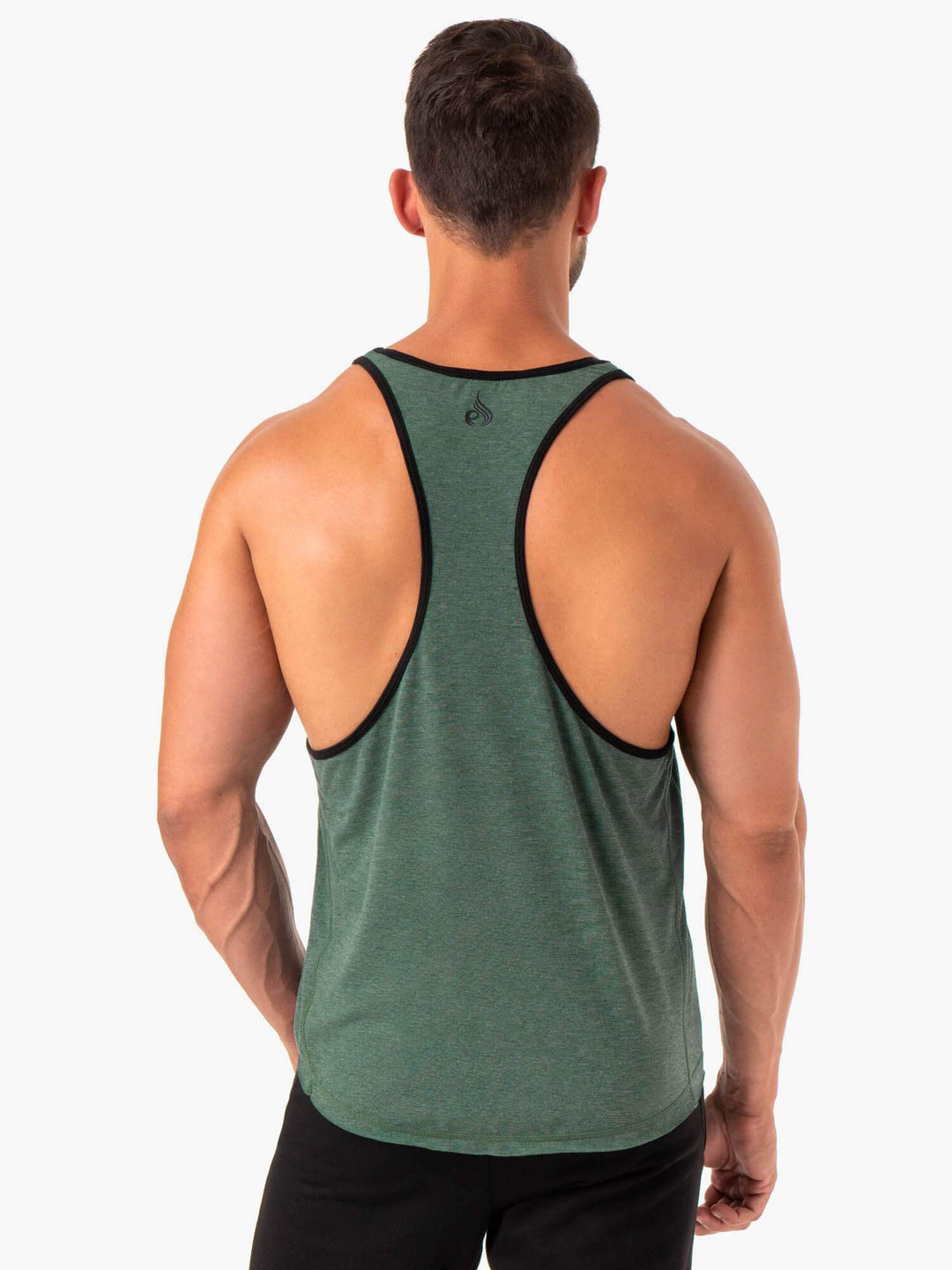 Iron Stringer T-Back - Green Marl Clothing Ryderwear 