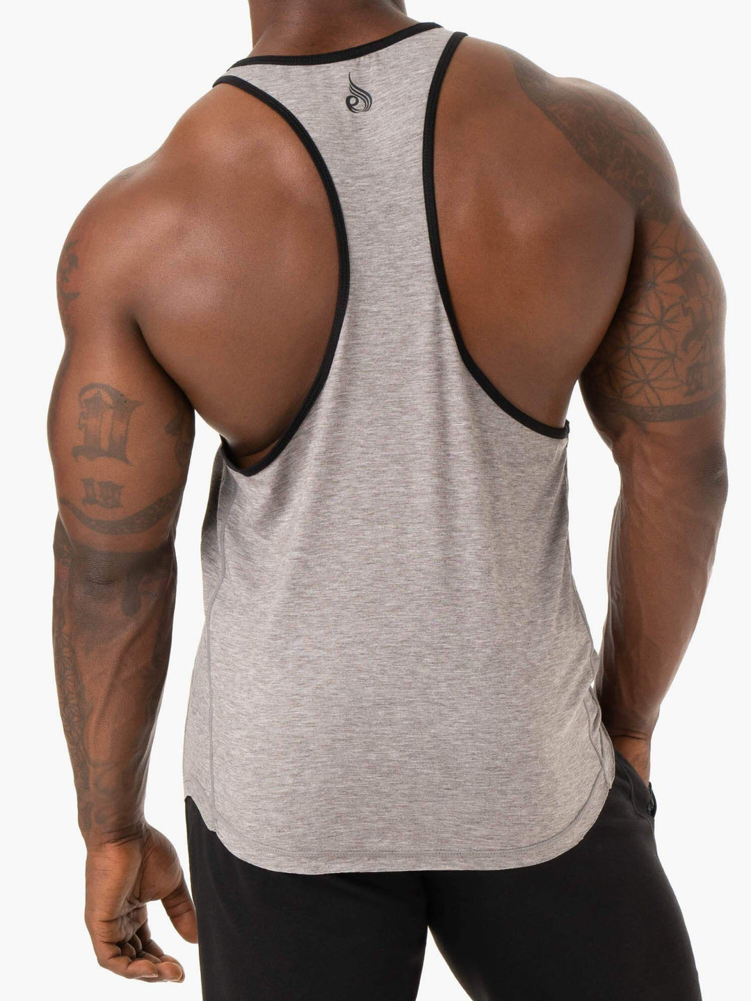 Iron Stringer T-Back - Grey Marl Clothing Ryderwear 