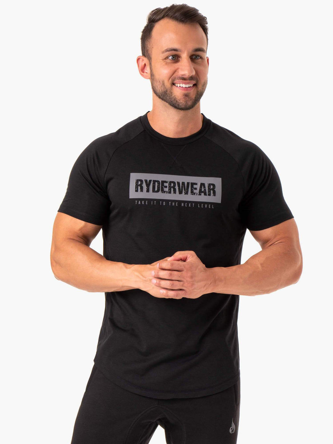 Iron T-Shirt - Black Clothing Ryderwear 