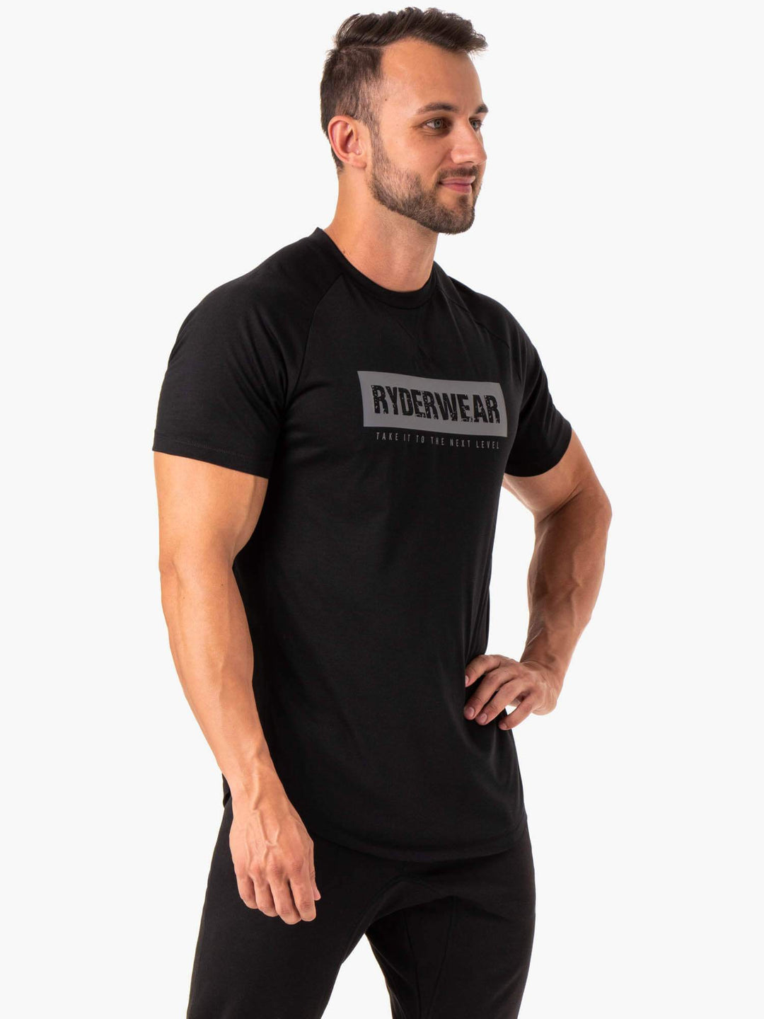 Iron T-Shirt - Black Clothing Ryderwear 