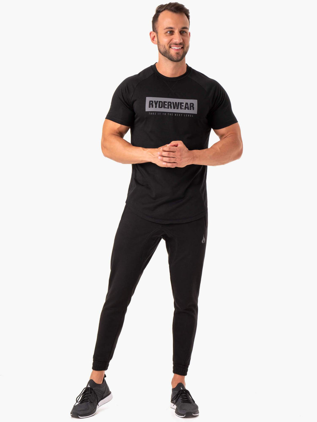 Iron T-Shirt - Black Clothing Ryderwear 