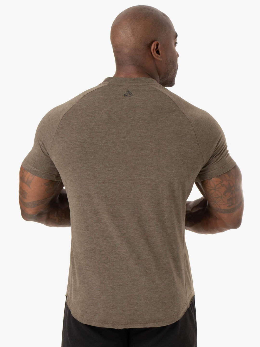 Iron T-Shirt - Khaki Marl Clothing Ryderwear 