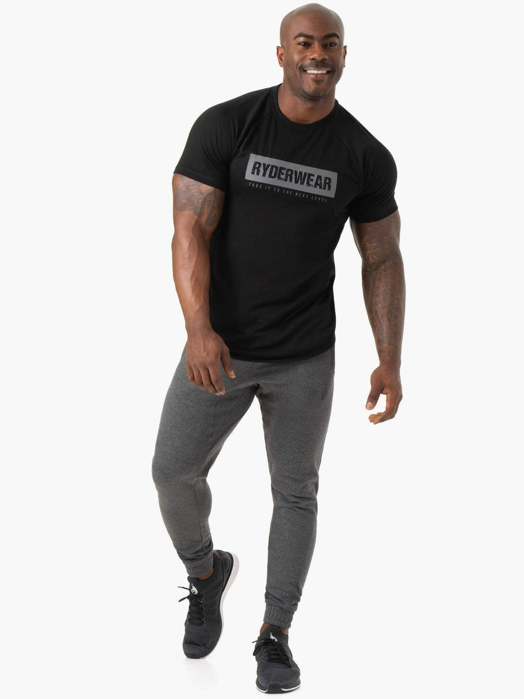 Iron Track Pants - Charcoal Marl Clothing Ryderwear 