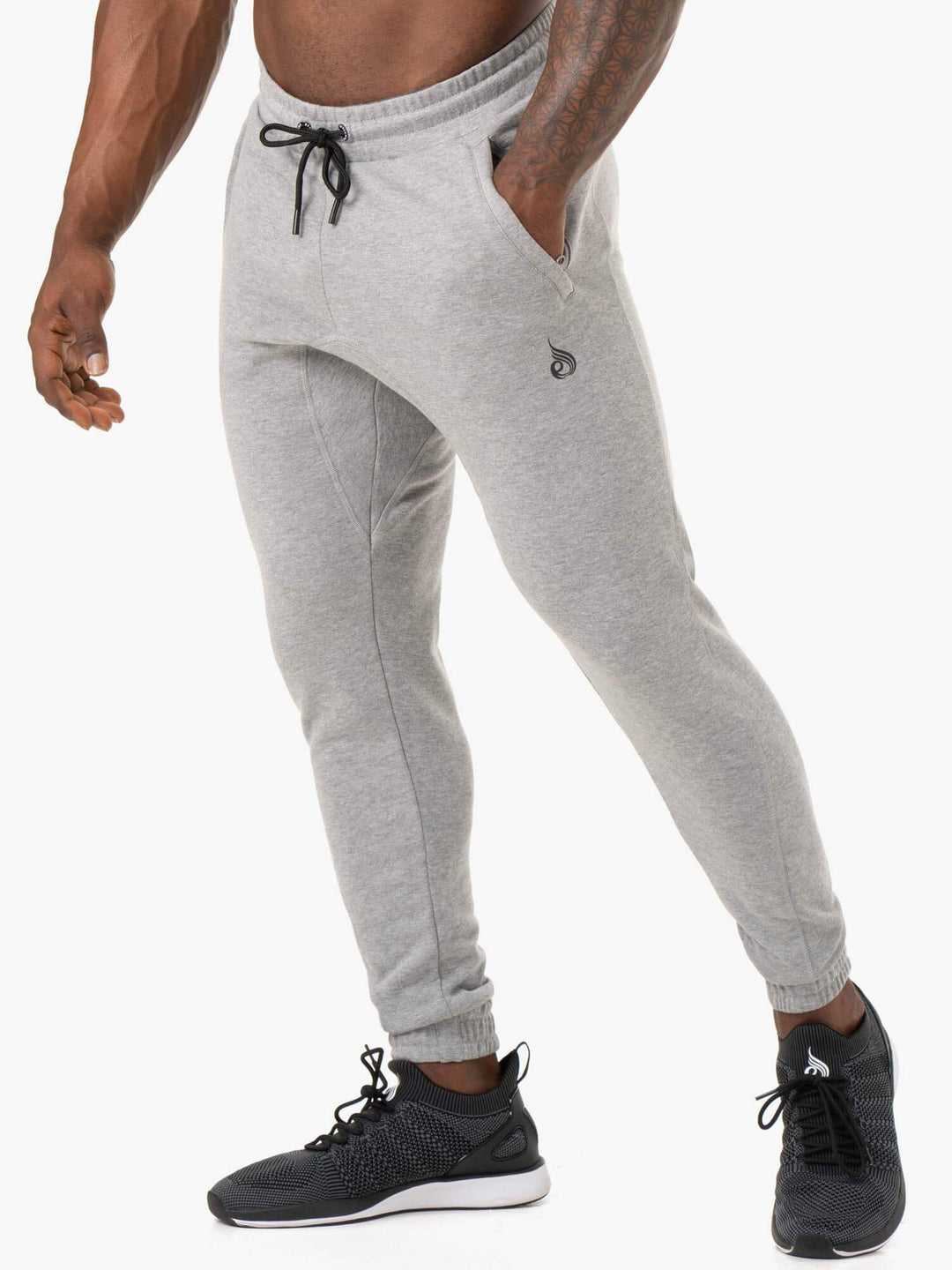 Iron Track Pants - Grey Marl Clothing Ryderwear 