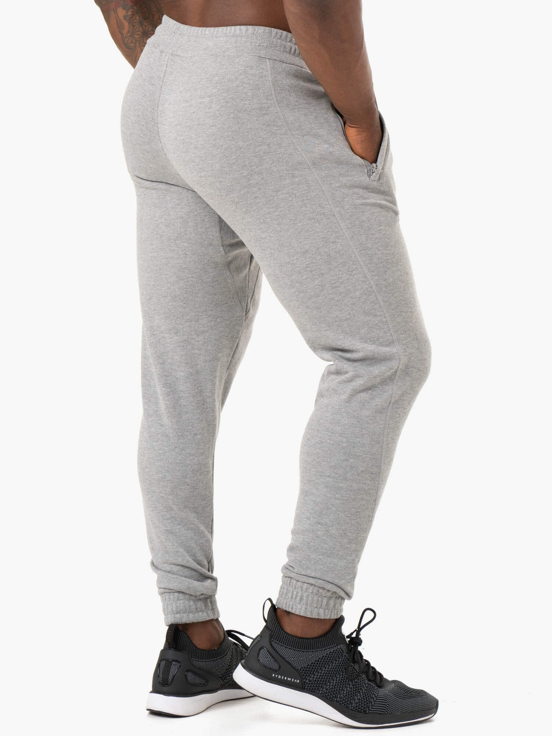 Iron Track Pants - Grey Marl Clothing Ryderwear 