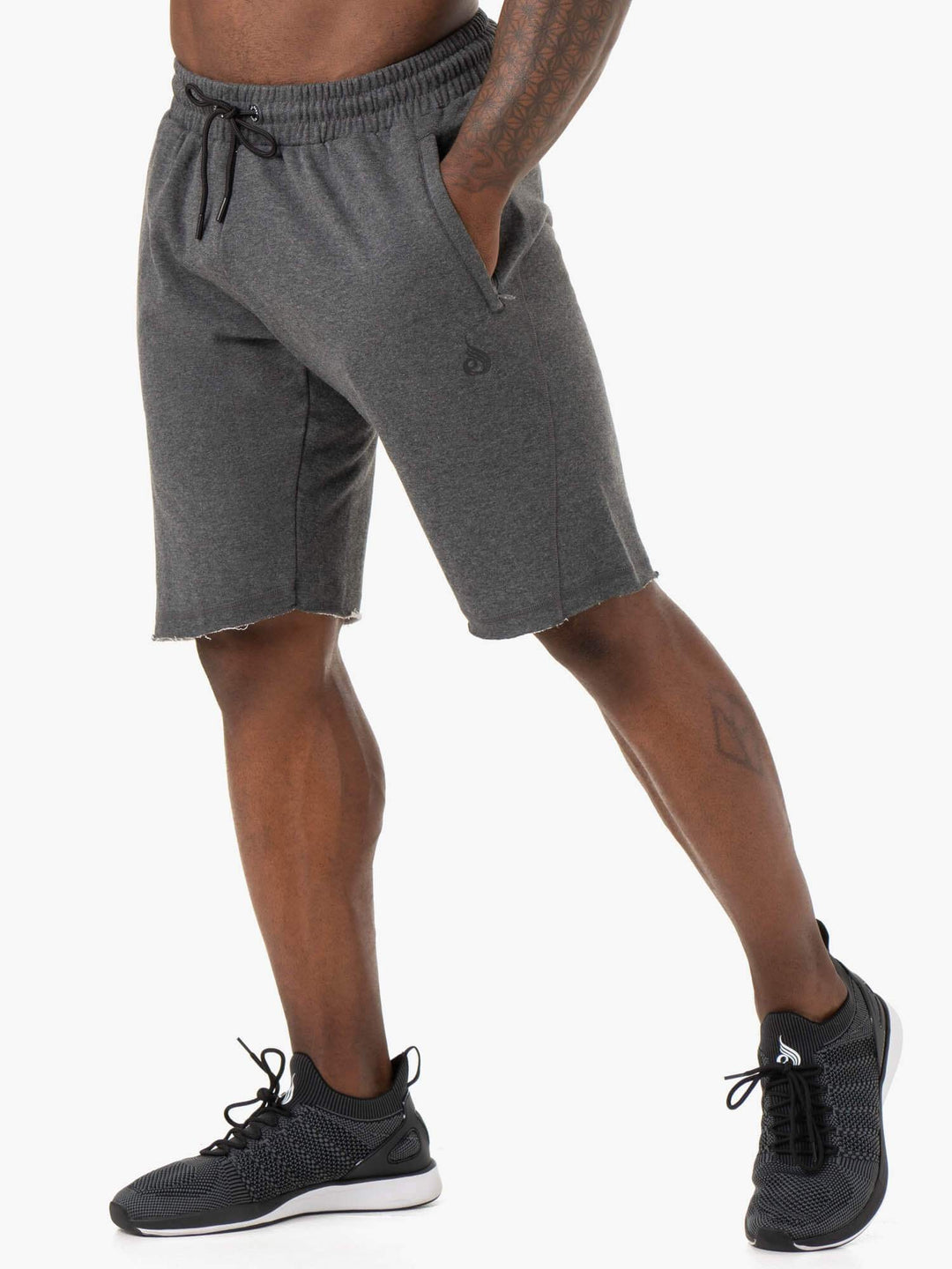 Iron Track Shorts - Charcoal Marl Clothing Ryderwear 