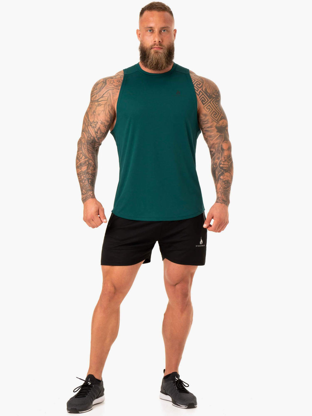 Lift Mesh Baller Tank - Emerald Clothing Ryderwear 