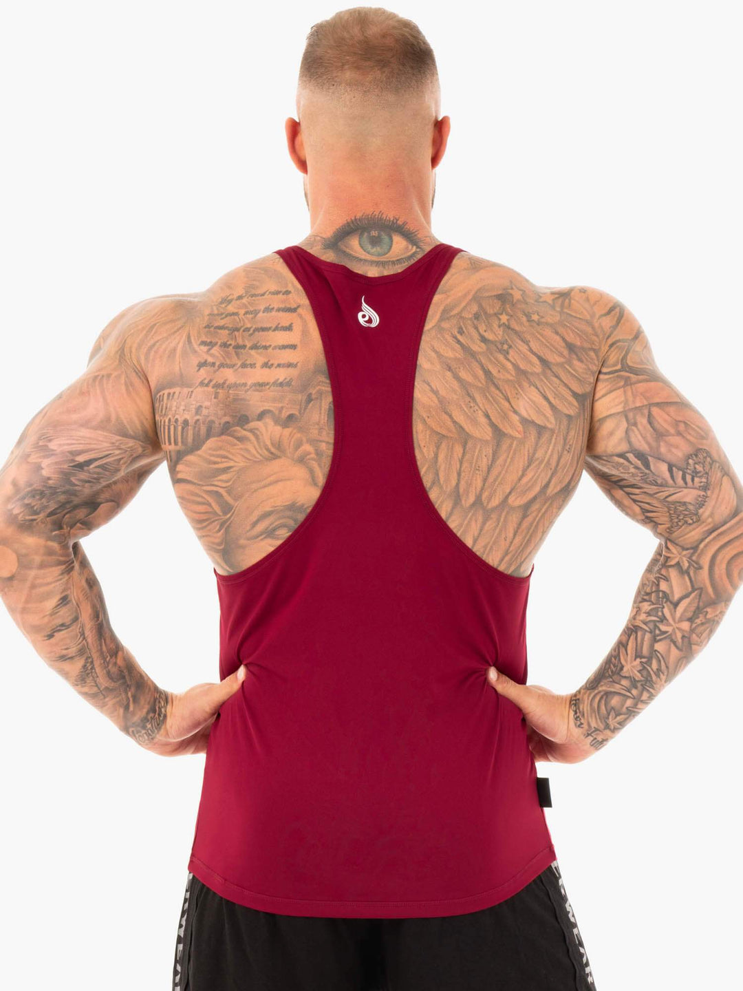 Lift T-Back Stringer - Burgundy Clothing Ryderwear 