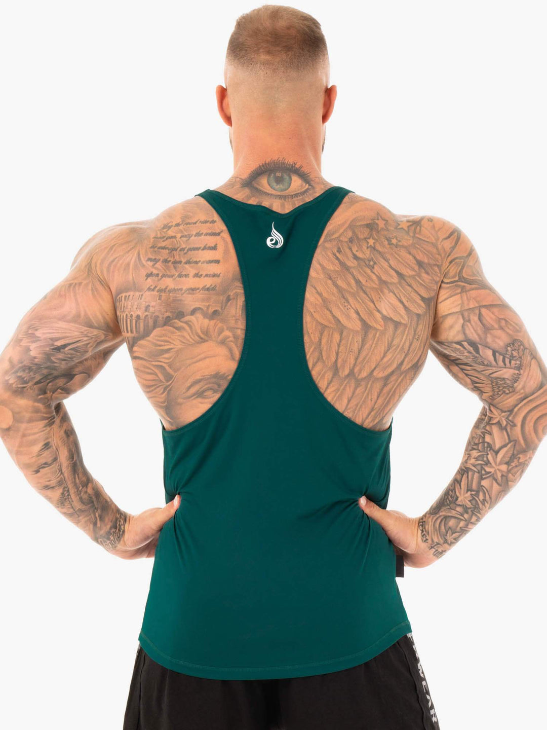 Lift T-Back Stringer - Teal Clothing Ryderwear 