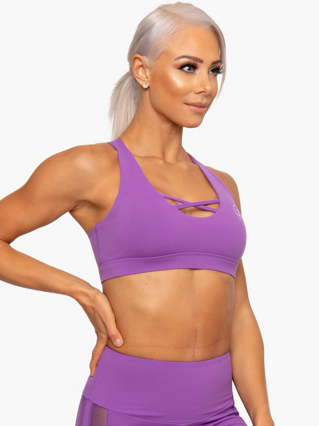 LSRW Sports Bra - Purple Clothing Ryderwear 