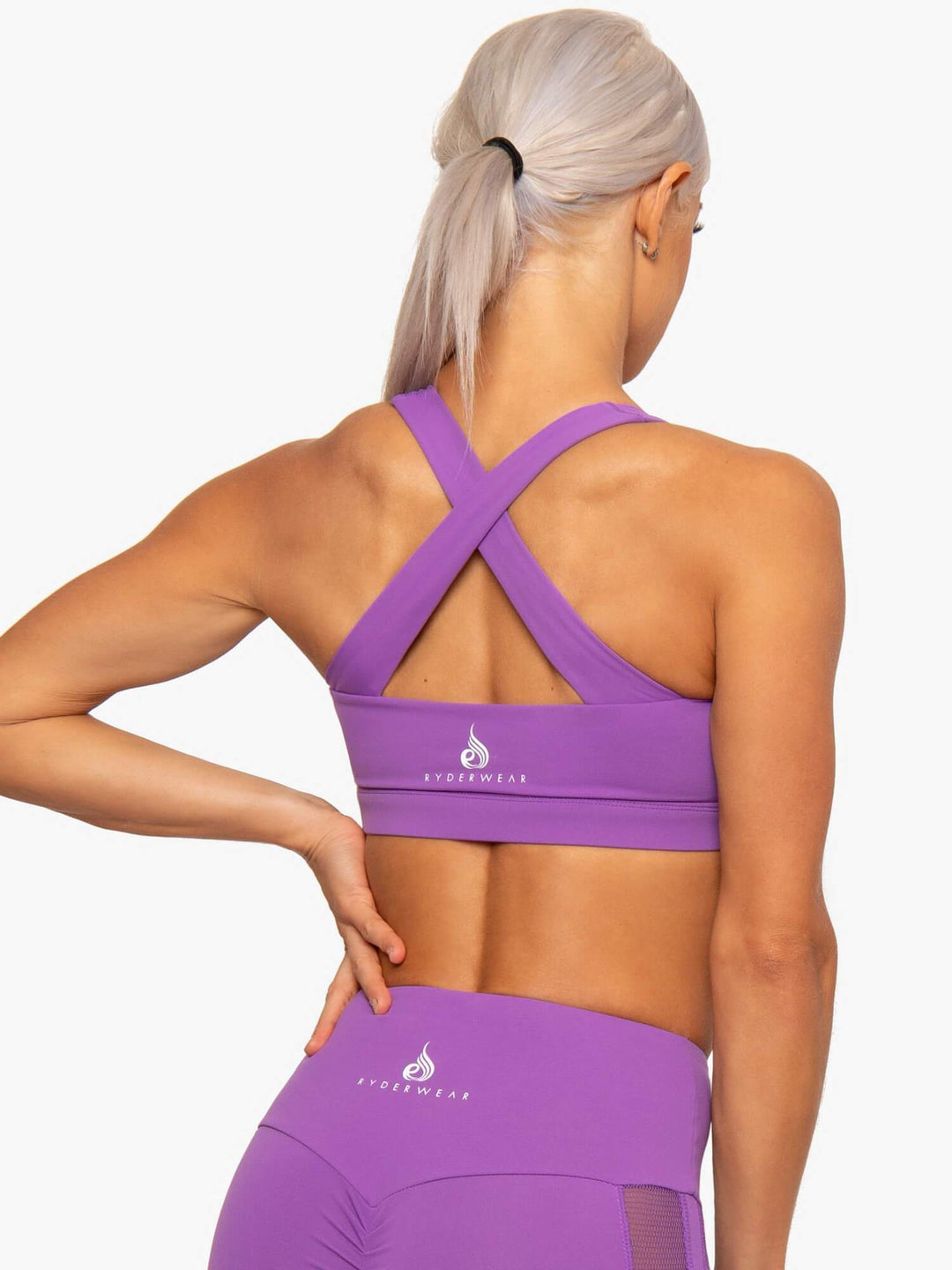 LSRW Sports Bra - Purple Clothing Ryderwear 