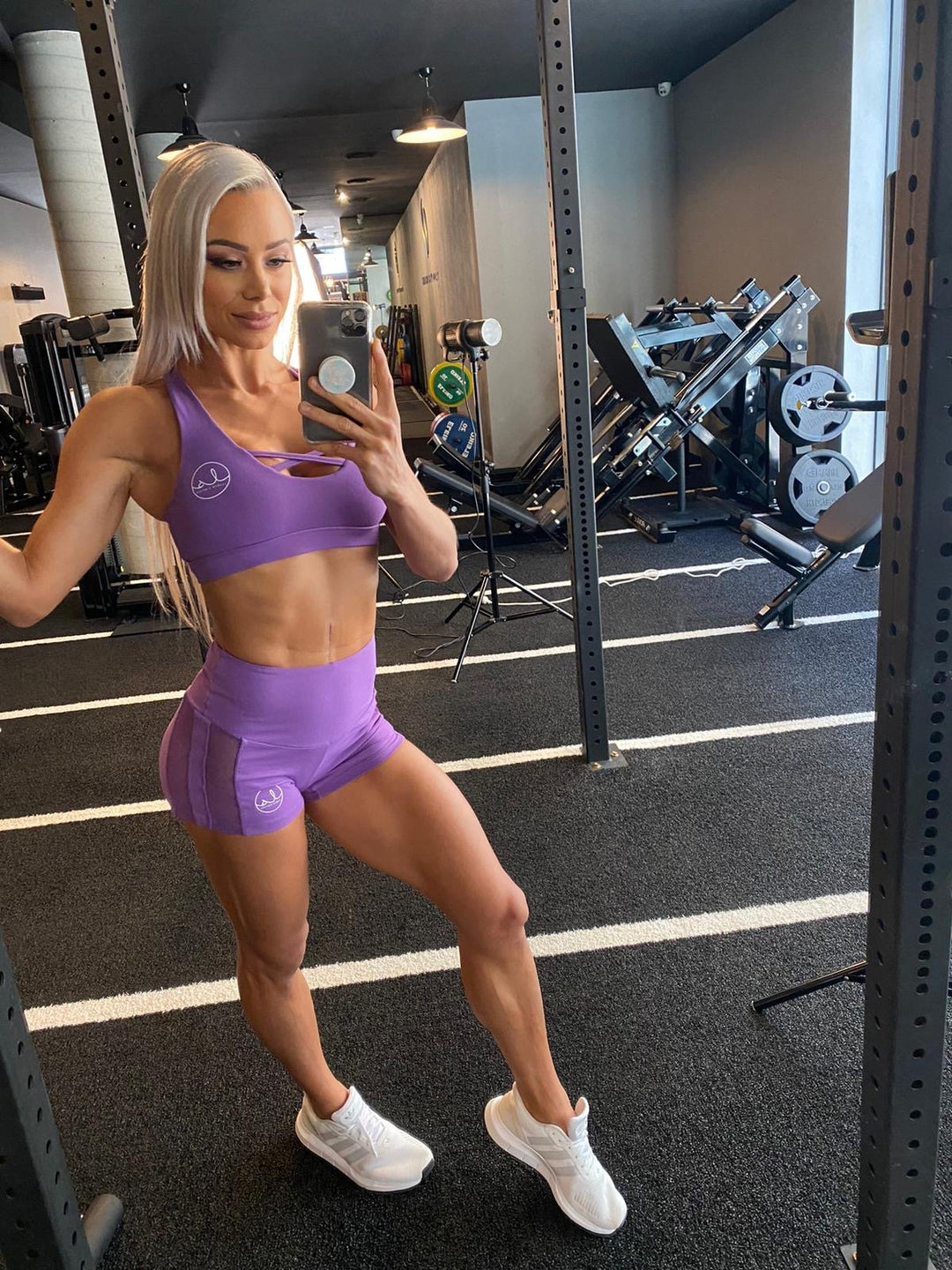 LSRW Sports Bra - Purple Clothing Ryderwear 