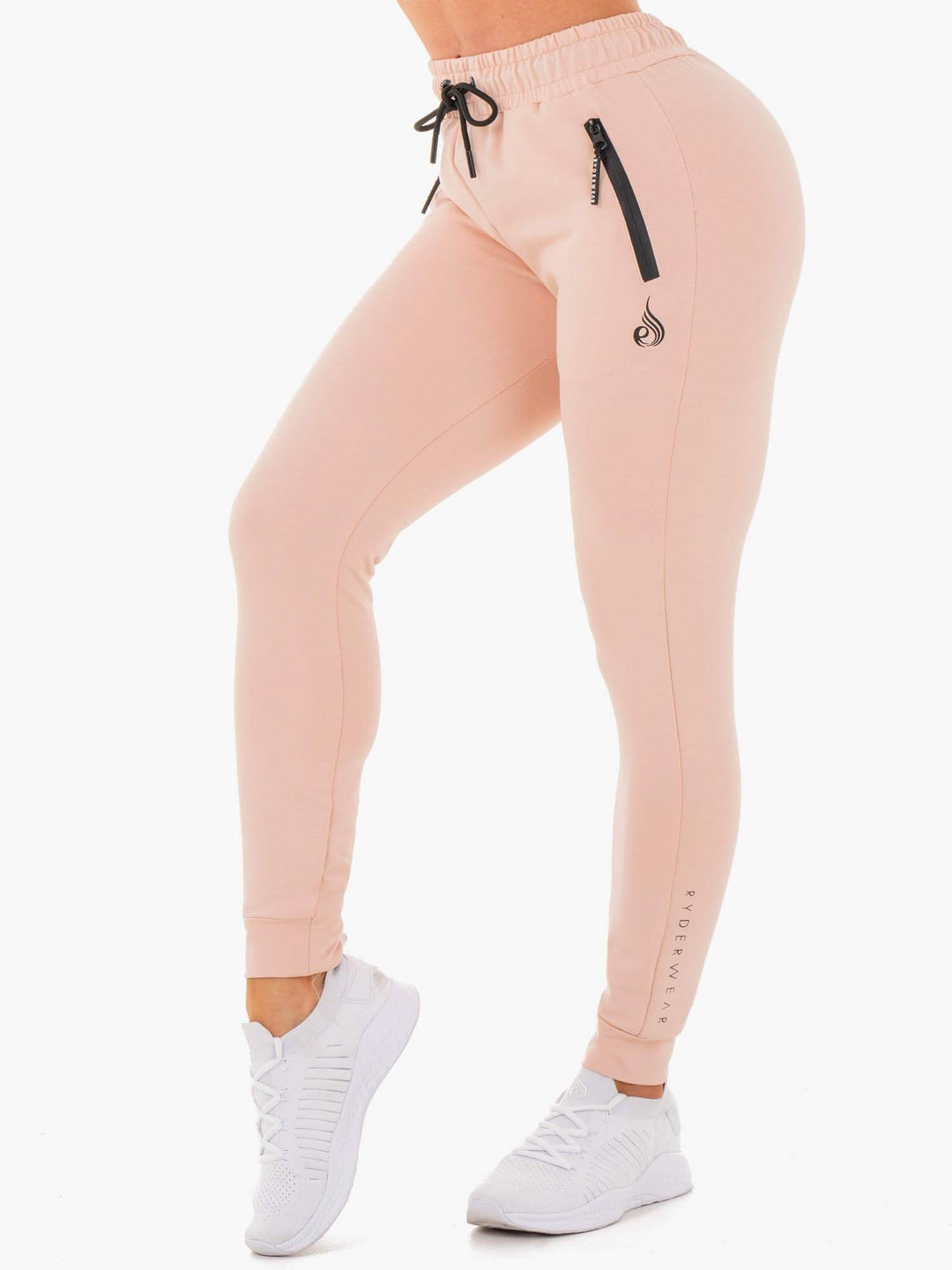 Luxe Track Pants - Blush Nude Clothing Ryderwear 