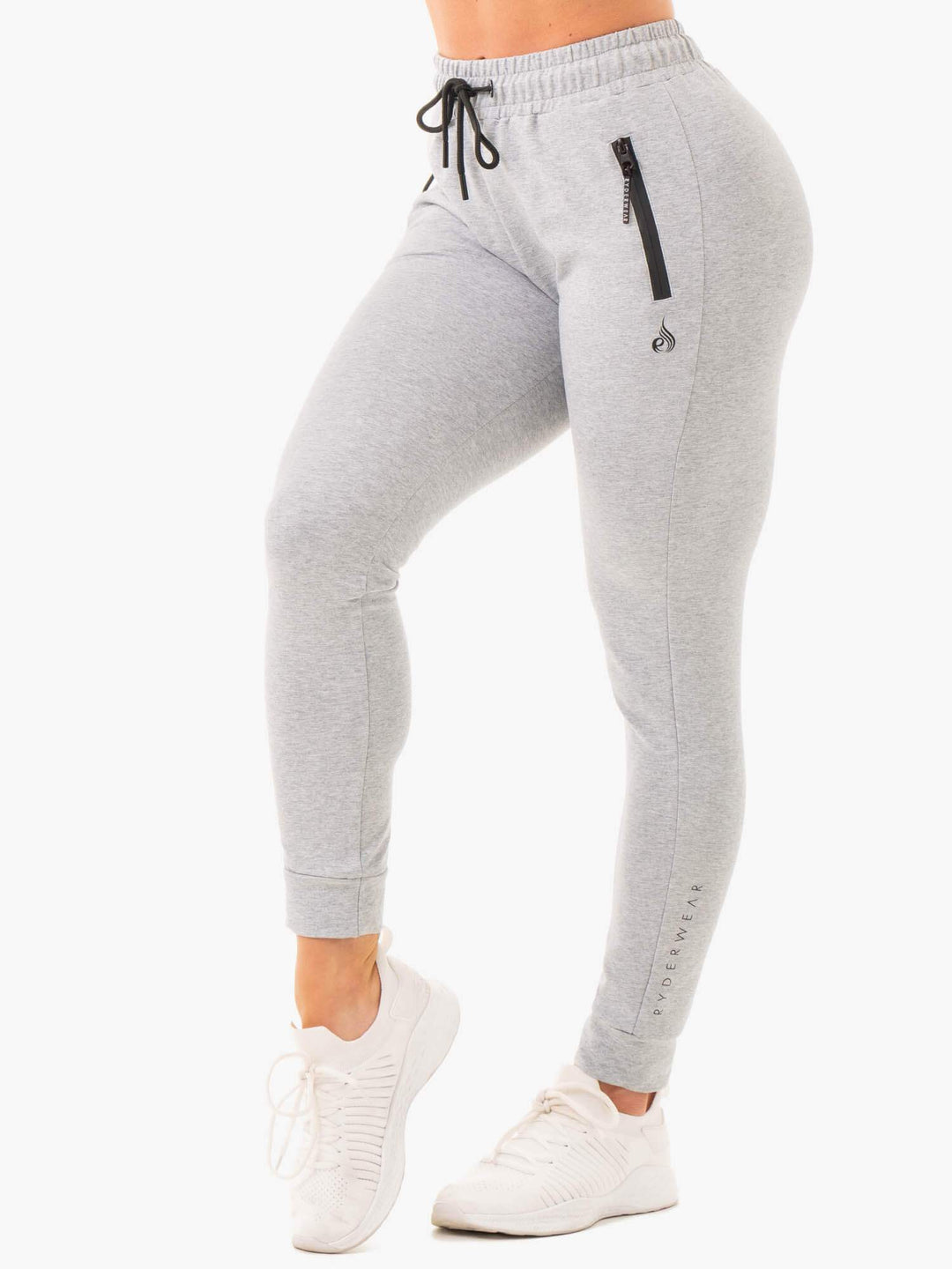 Luxe Track Pants - Grey Marl Clothing Ryderwear 