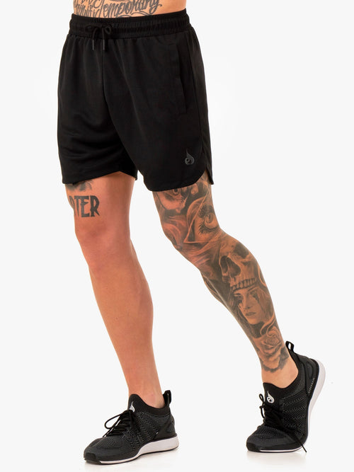 Mesh Training Shorts Black