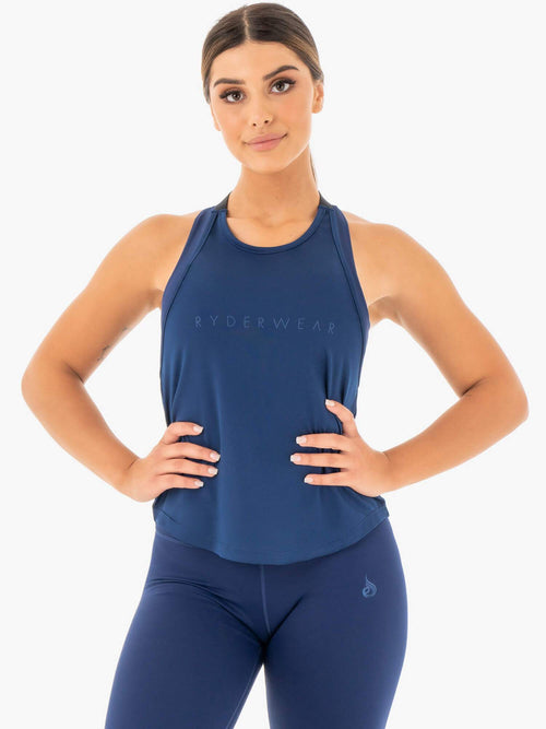 Motion Slinky T-Back Navy