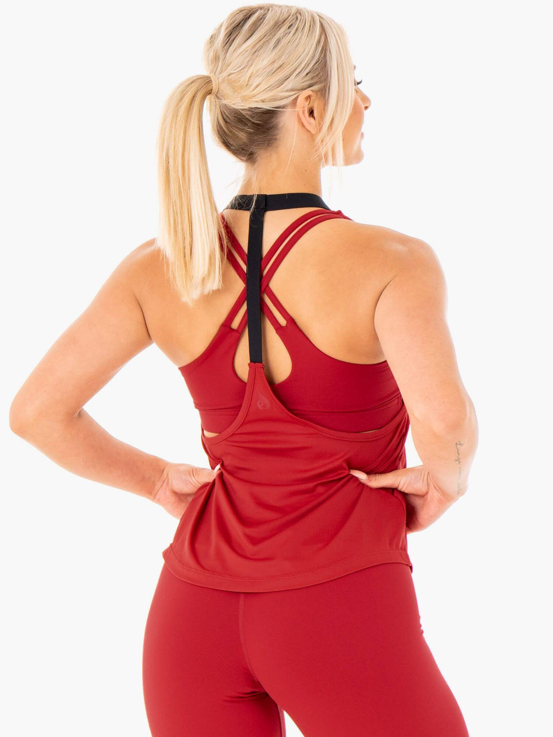 Motion Slinky T-Back - Red Clothing Ryderwear 