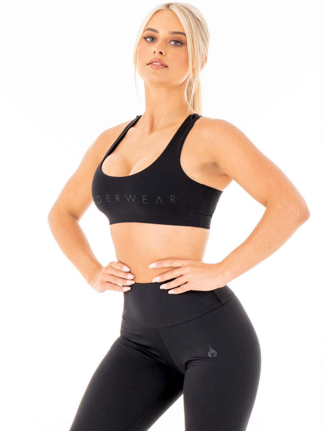 Motion Sports Bra - Black Clothing Ryderwear 