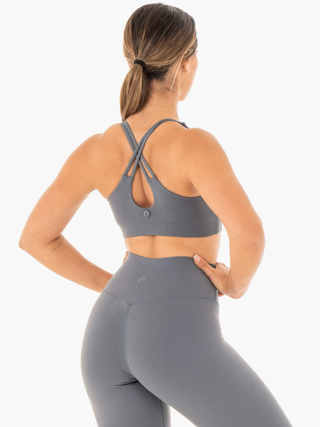 Motion Sports Bra - Charcoal Clothing Ryderwear 