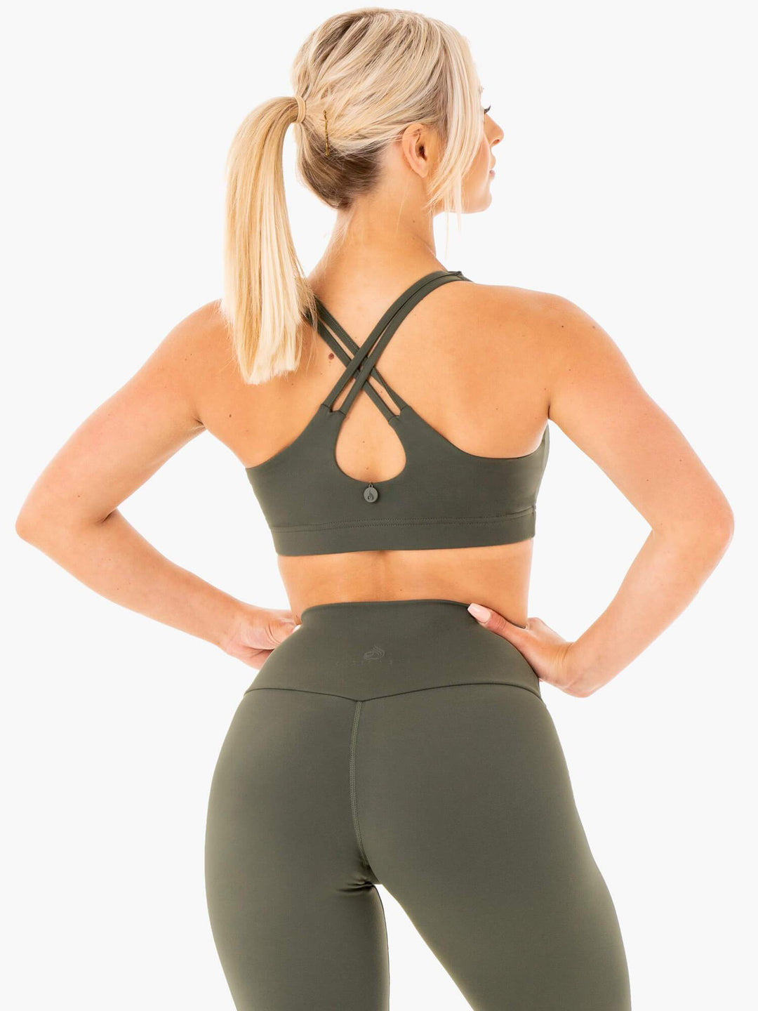 Motion Sports Bra - Khaki Clothing Ryderwear 