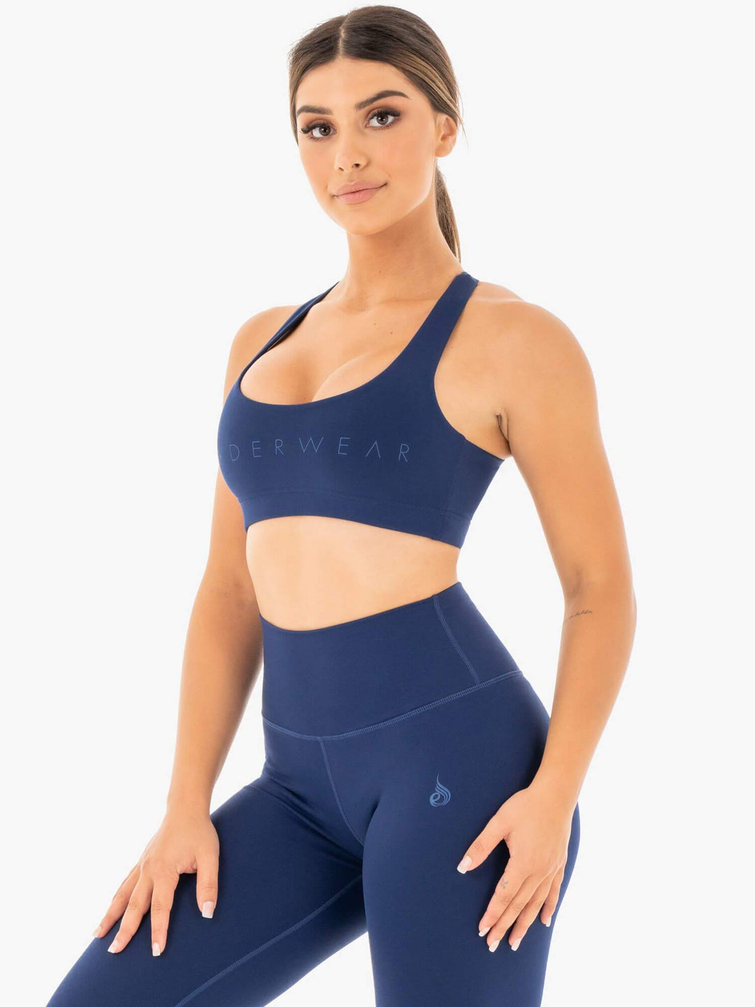 Motion Sports Bra - Navy Clothing Ryderwear 