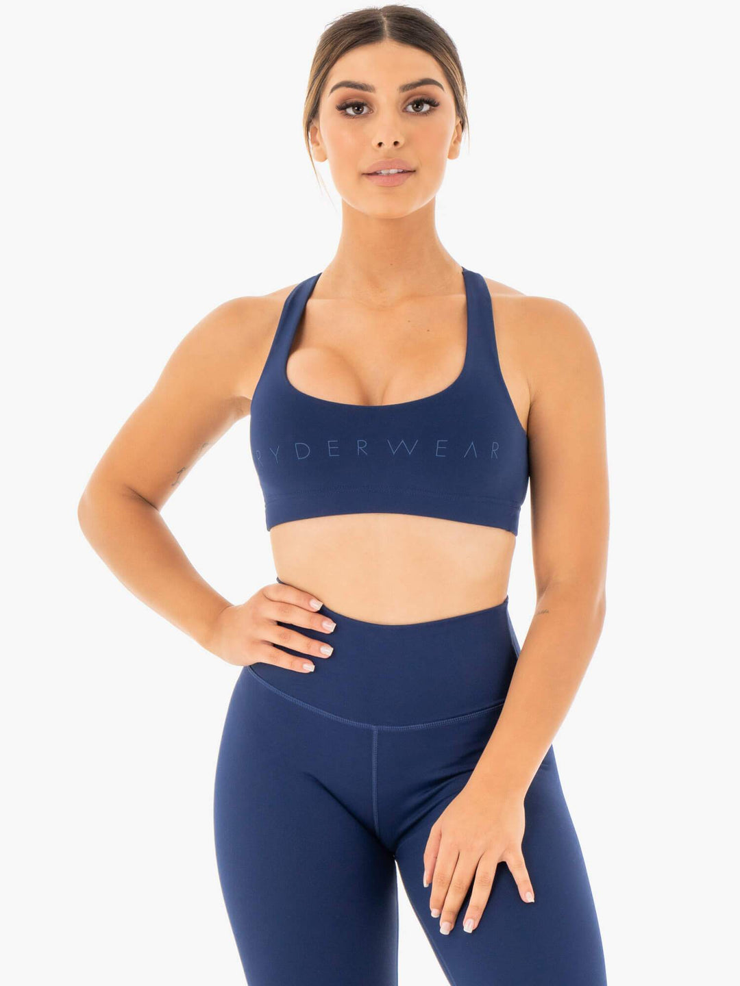 Motion Sports Bra - Navy Clothing Ryderwear 