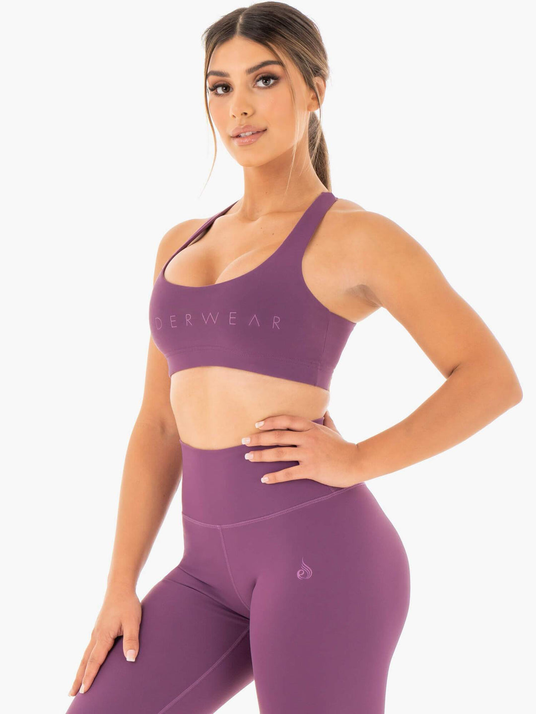 Motion Sports Bra - Purple Clothing Ryderwear 