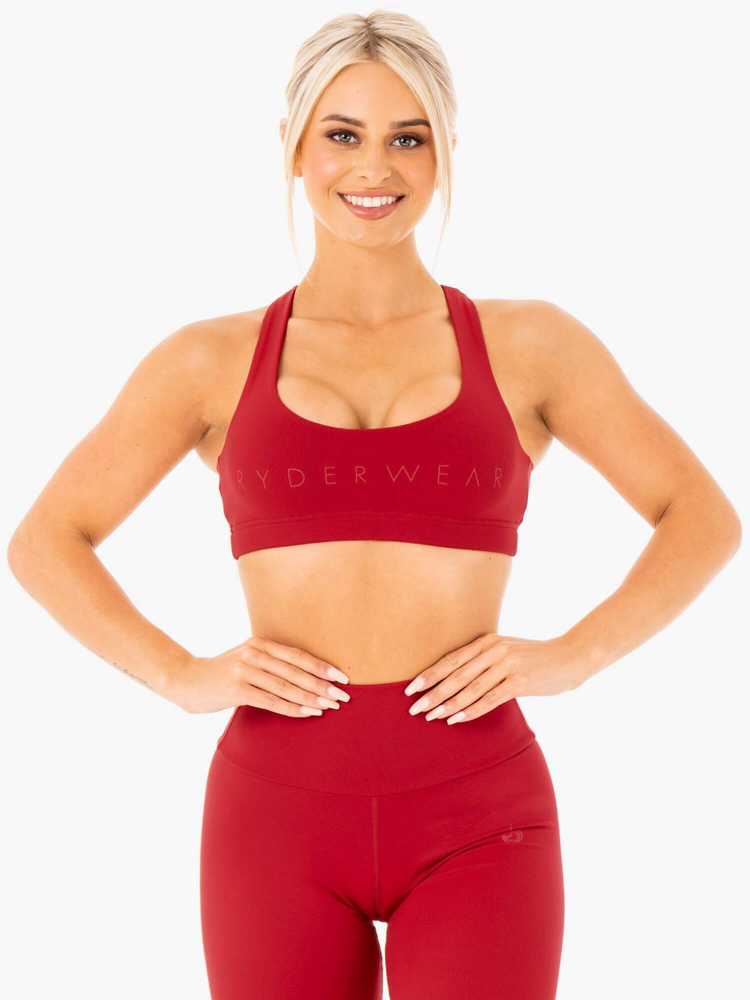 Motion Sports Bra - Red Clothing Ryderwear 