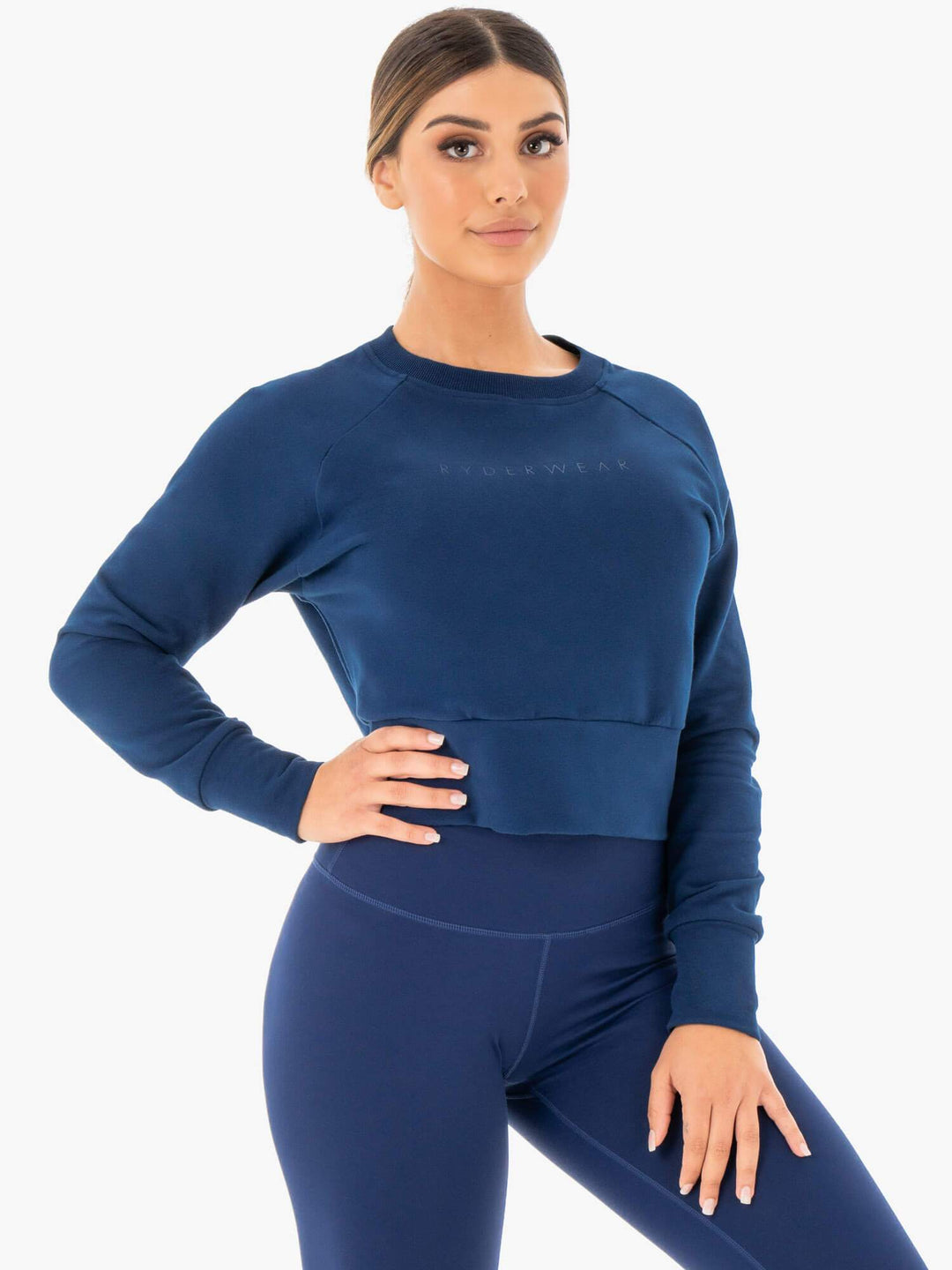 Motion Sweater - Navy Clothing Ryderwear 