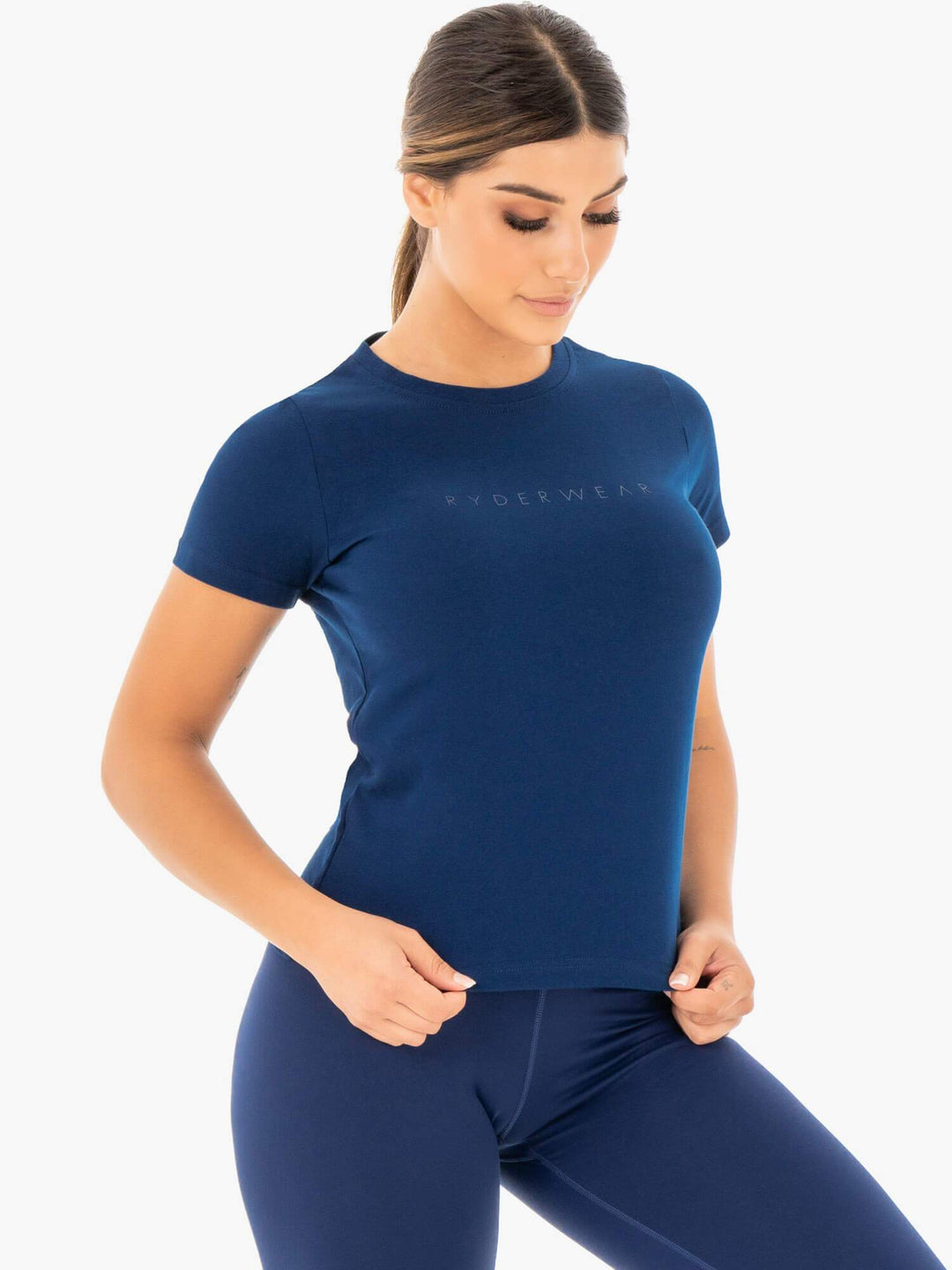 Motion T-Shirt - Navy Clothing Ryderwear 