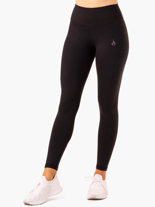 Movement High Waisted Pocket Leggings Black