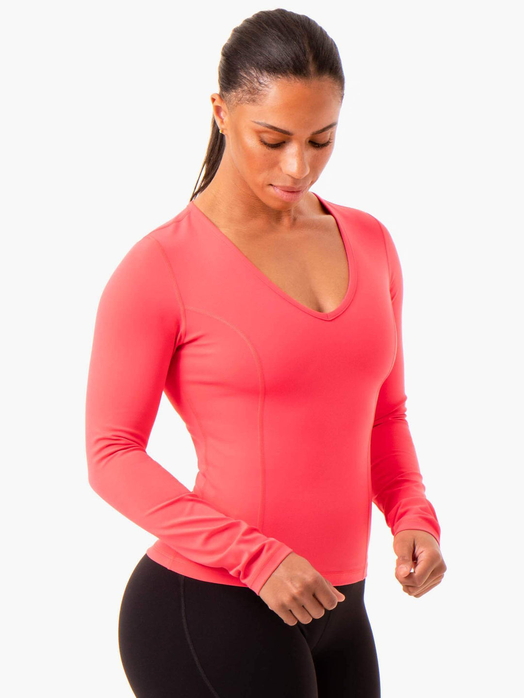 NKD Align Long Sleeve Training Top - Watermelon Clothing Ryderwear 