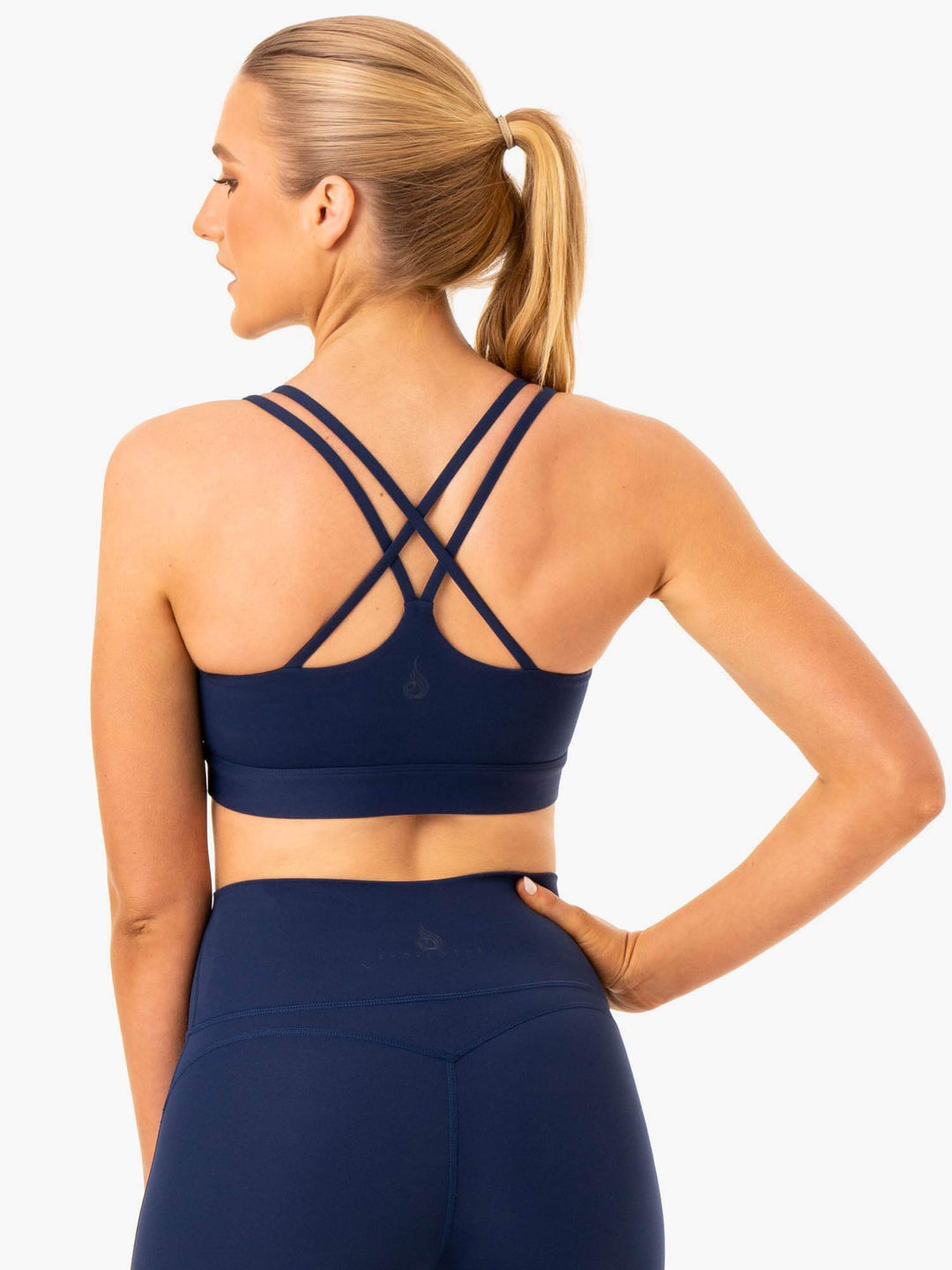 NKD Align Sports Bra - Navy Clothing Ryderwear 