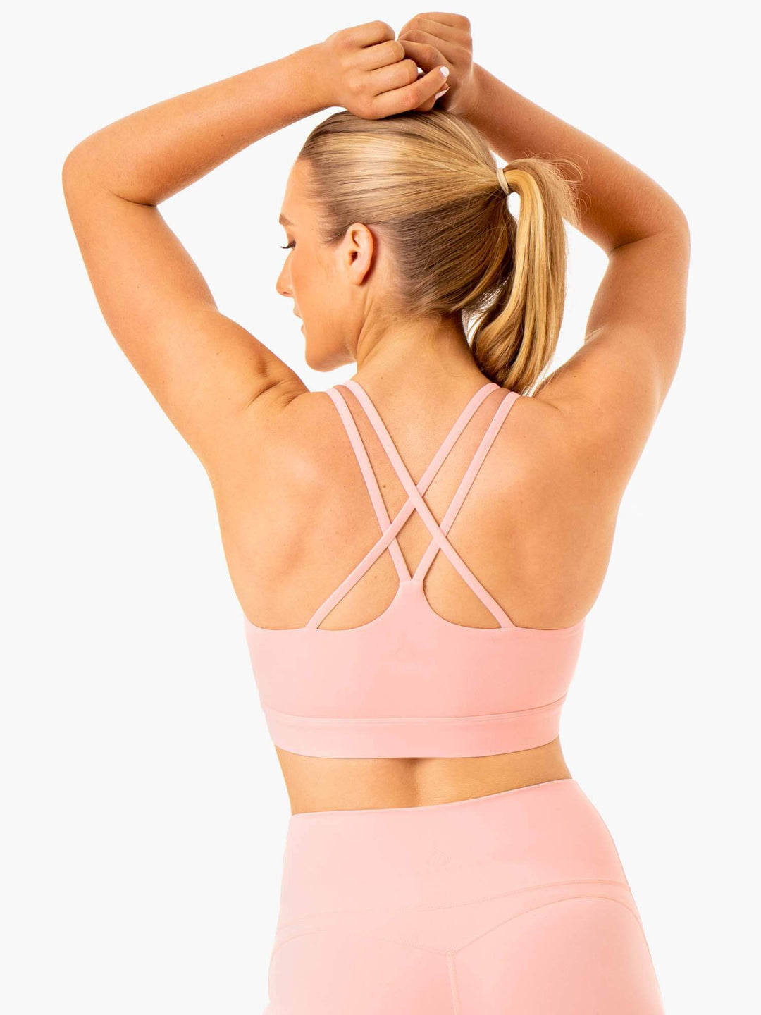 NKD Align Sports Bra - Pink Clothing Ryderwear 