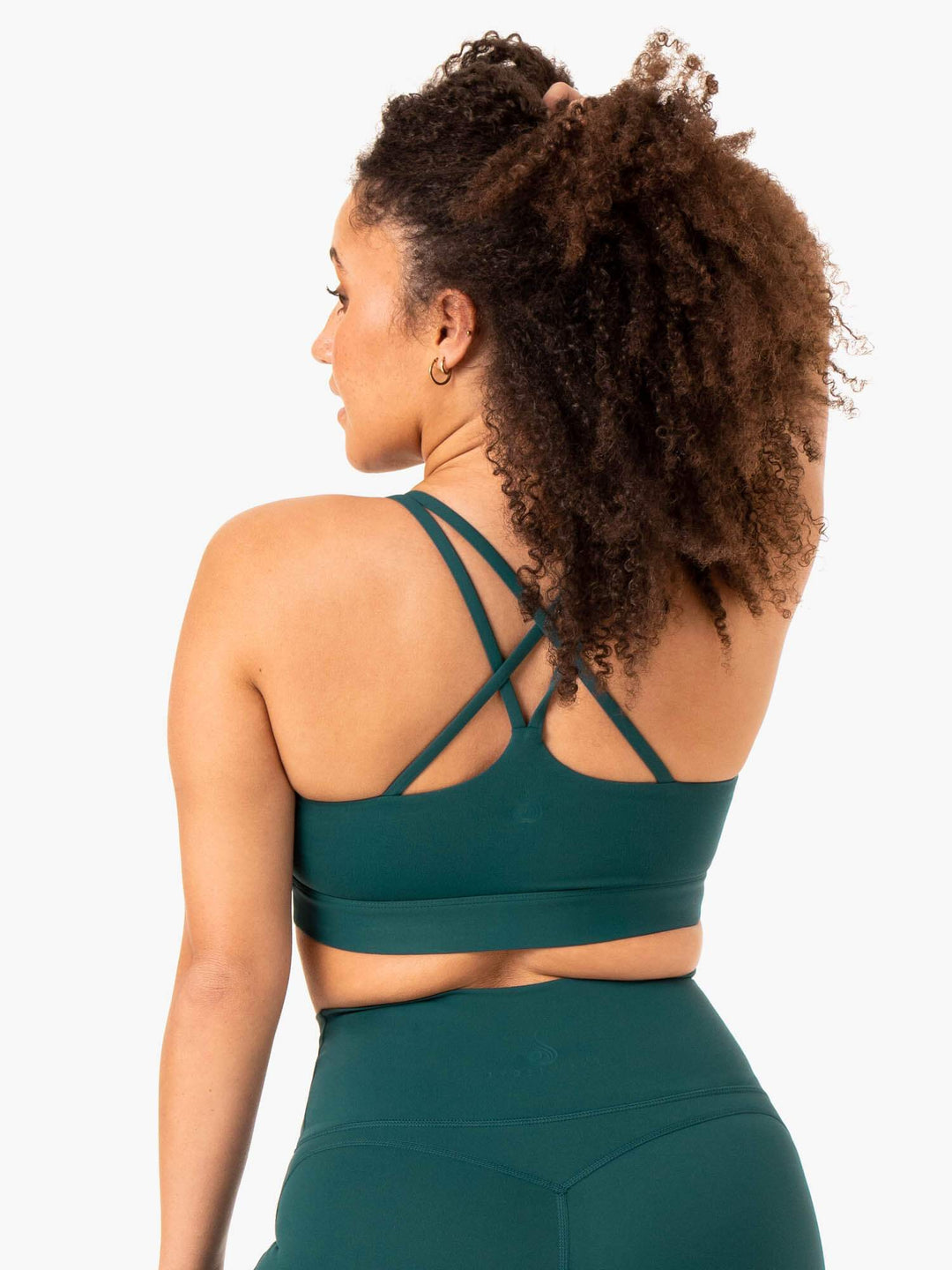 NKD Align Sports Bra - Teal Clothing Ryderwear 