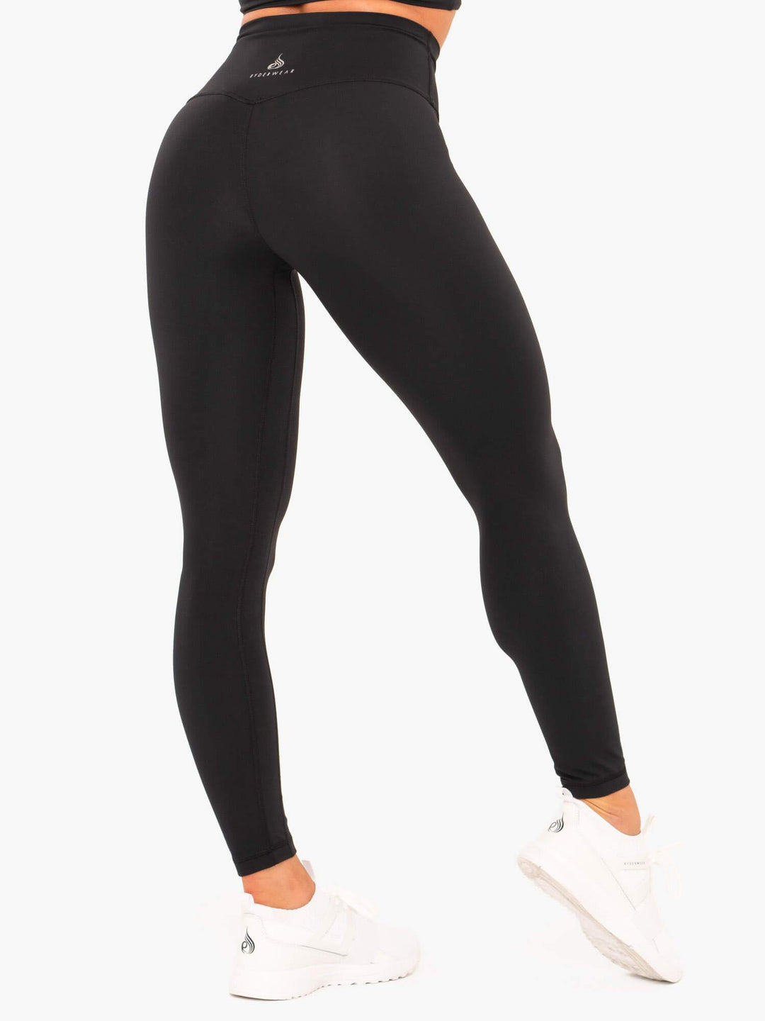 NKD High Waisted Leggings - Black Clothing Ryderwear 